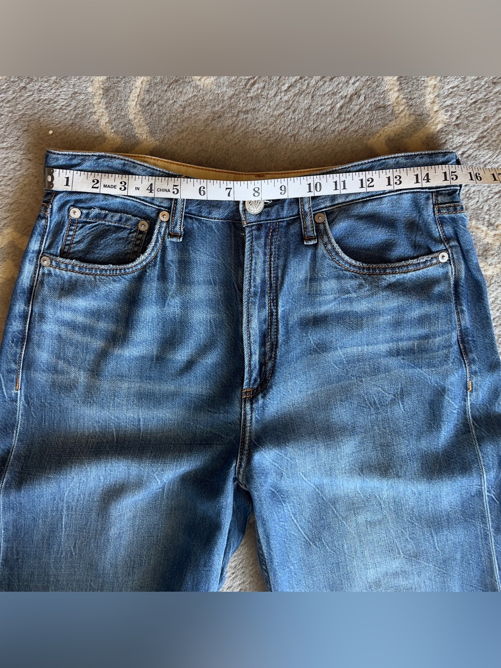 Rag & Bone Women’s Featherweight Logan Wide Leg Jeans Size 27 - Clover - Picture 6 of 10